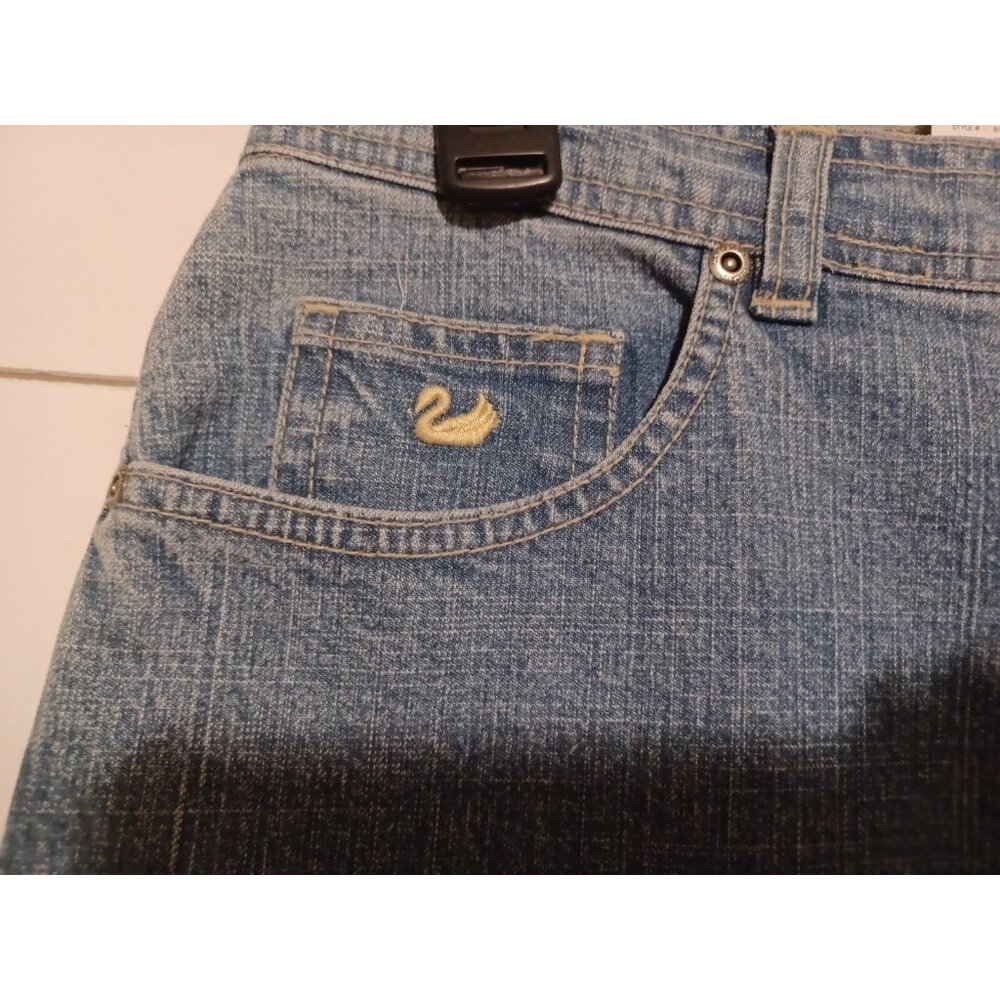 Gloria Vanderbilt Amanda Straight Leg Jeans Women’s Size 16 Blue Stretch Denim - Picture 3 of 8